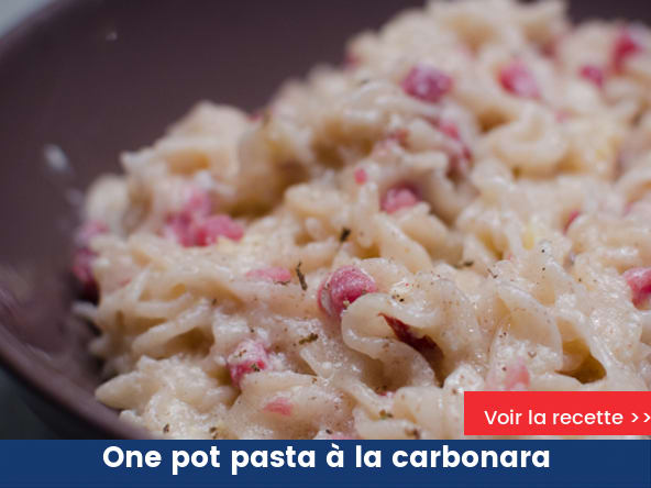 One pot pasta à la carbonara